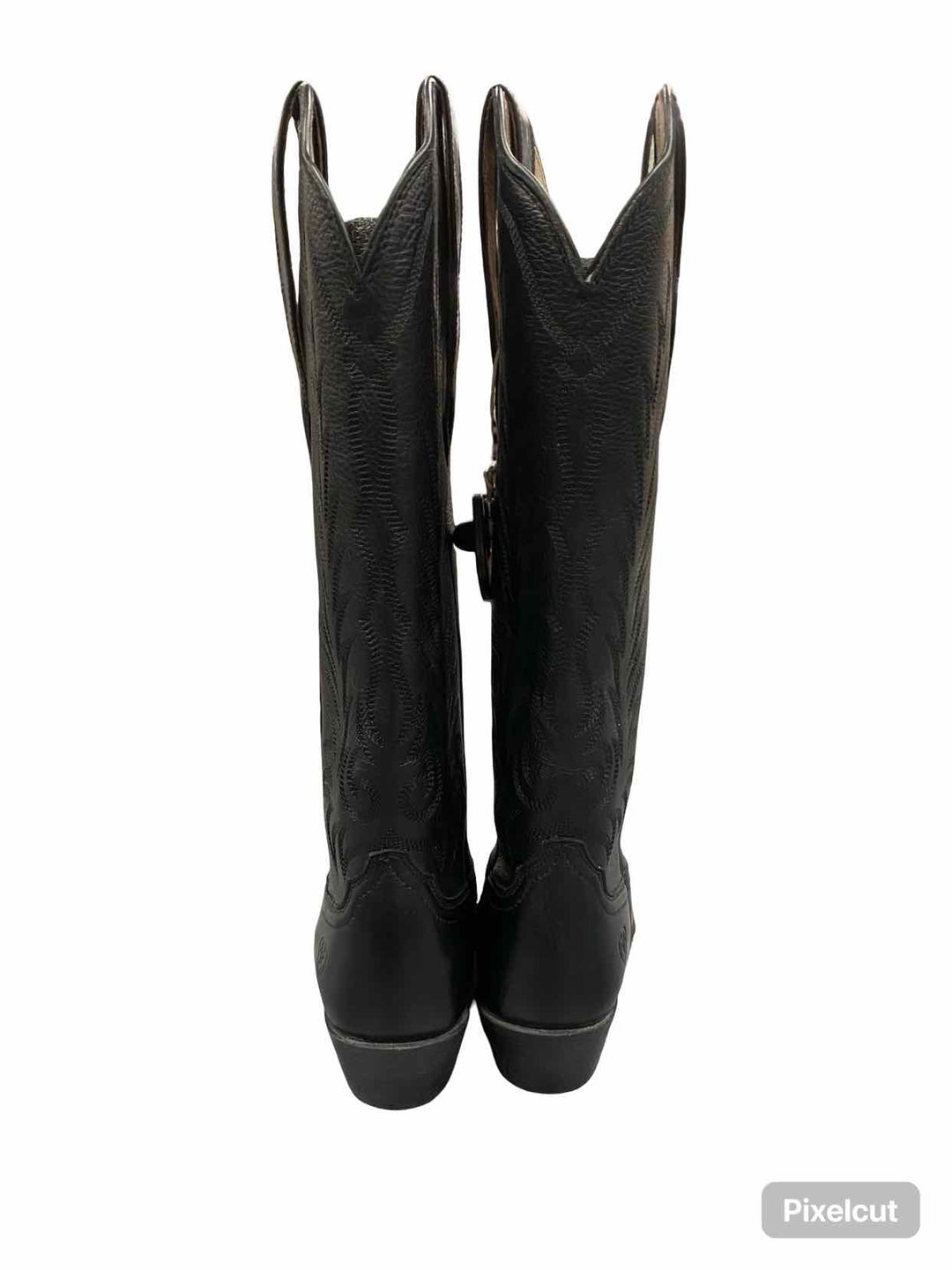 Ariat Shoe Size 8.5 Black Leather Boots(knee)