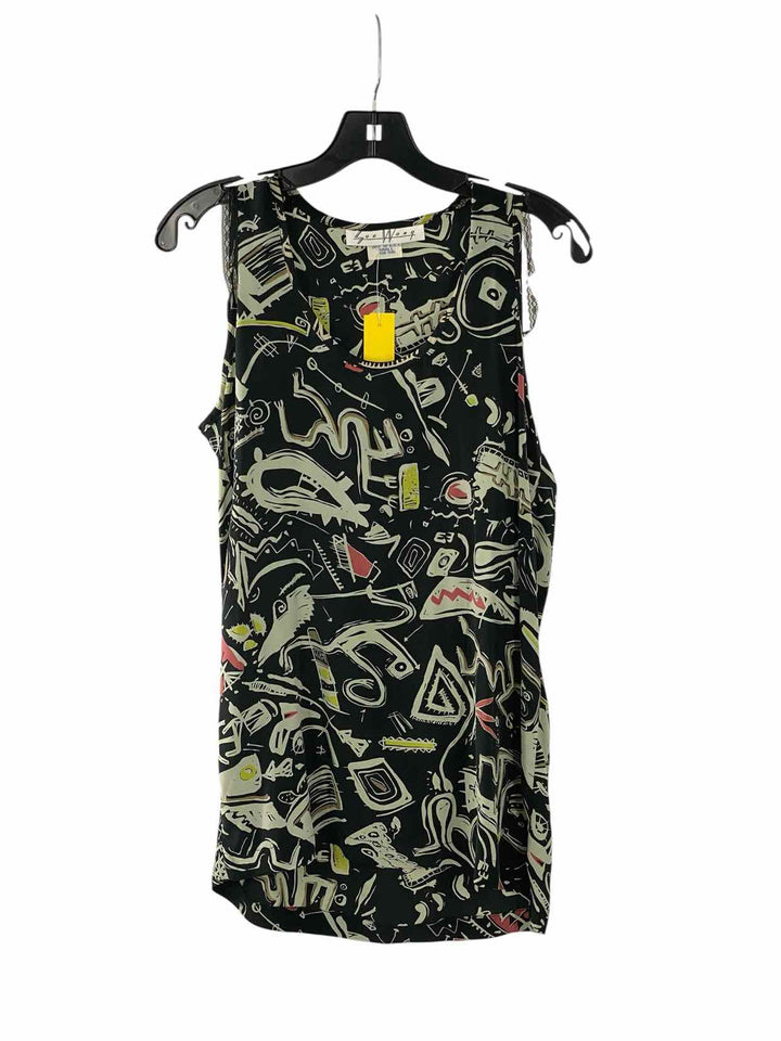 Lue Won 9 Size S Black 100% silk Tank Top