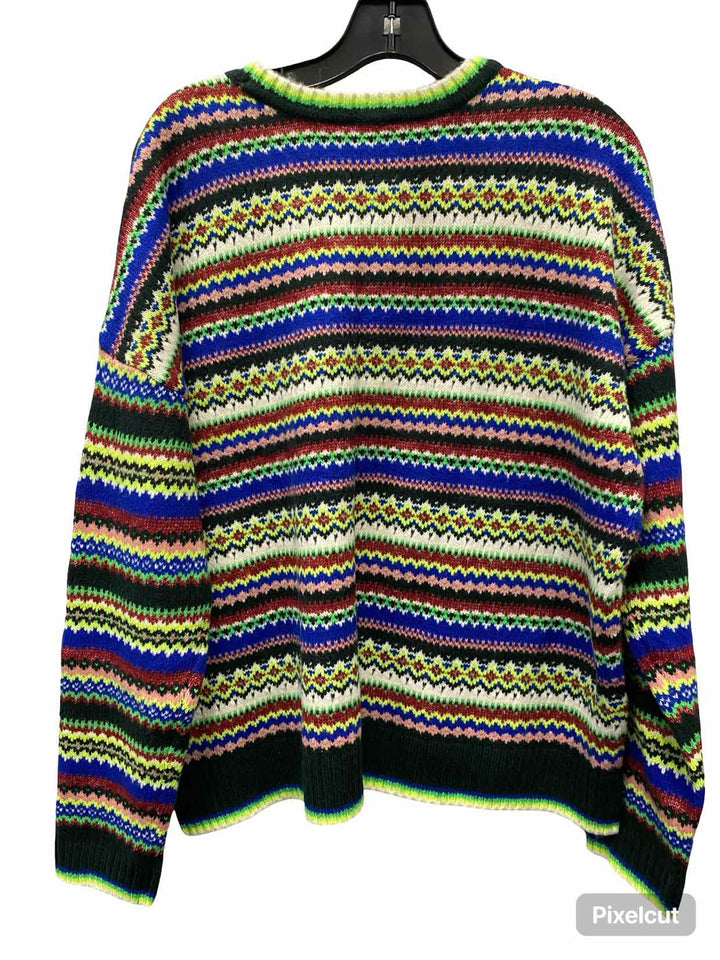 Cabi Size XL Multi-Color Print Sweater