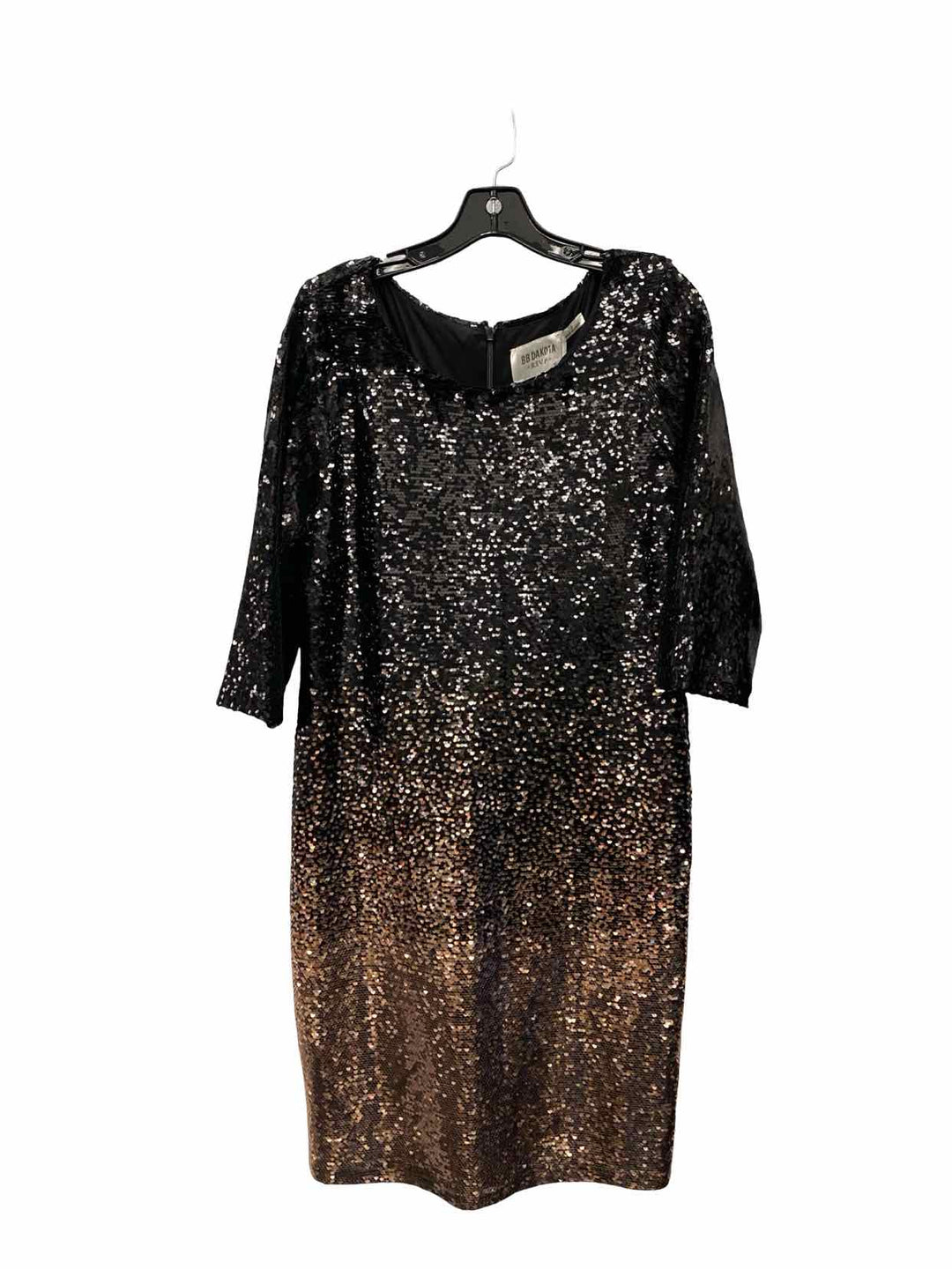 BB Dakota Size L Black Pink sequined Dress