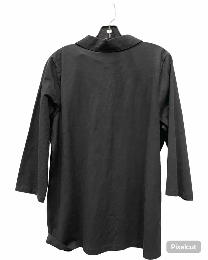 Denim + Companies Size M Black Long Sleeve Shirts