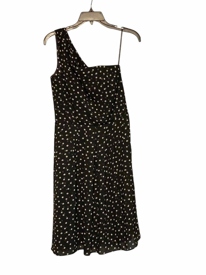 White House Black Market Size 4 Black White Dress