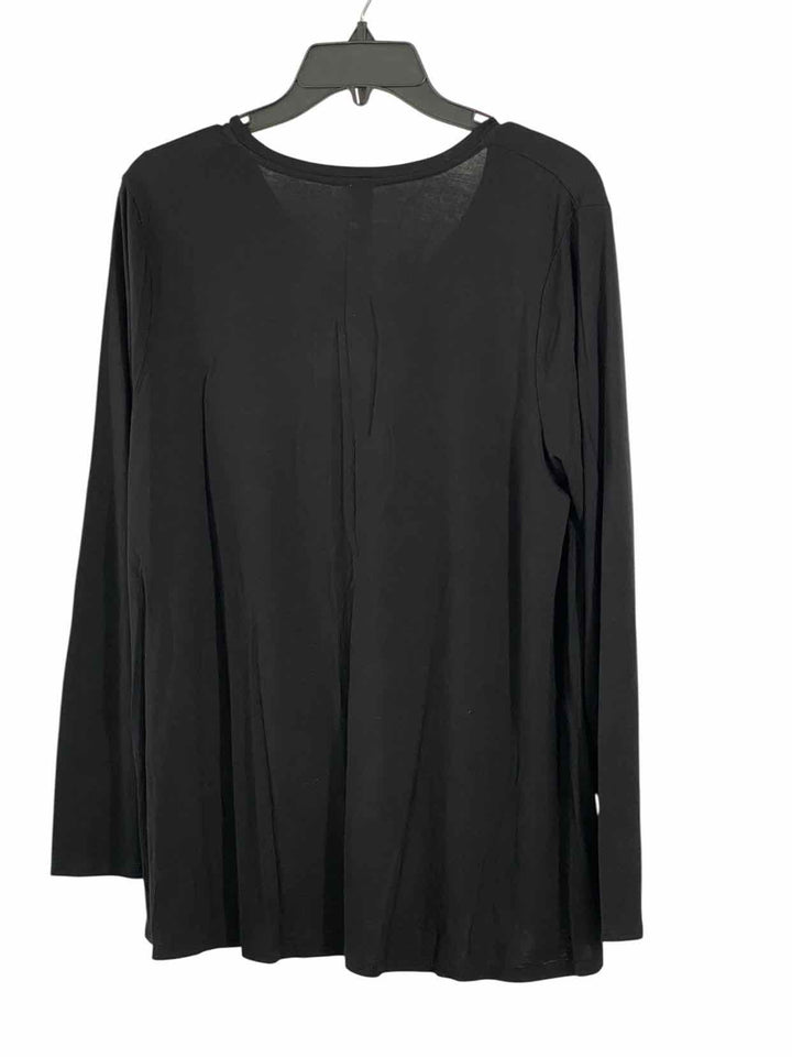 Marla Wynne Size M Black Long Sleeve Shirts