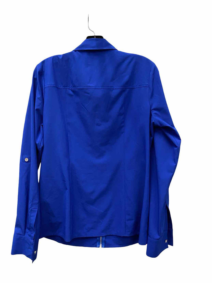 Michael Kors Size 4 Blue Long Sleeve Shirts