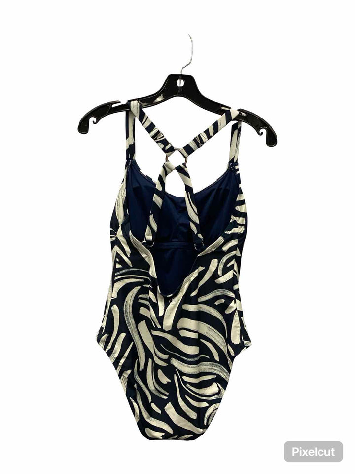 hurley Size M Navy White Swimsuit