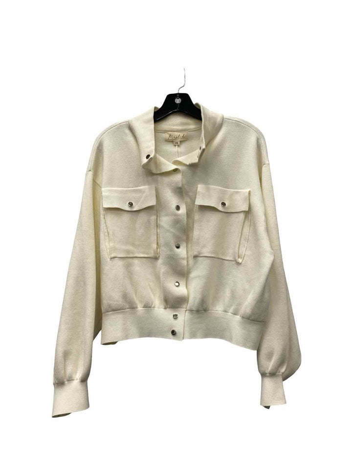 Marled Size M Cream Sweater