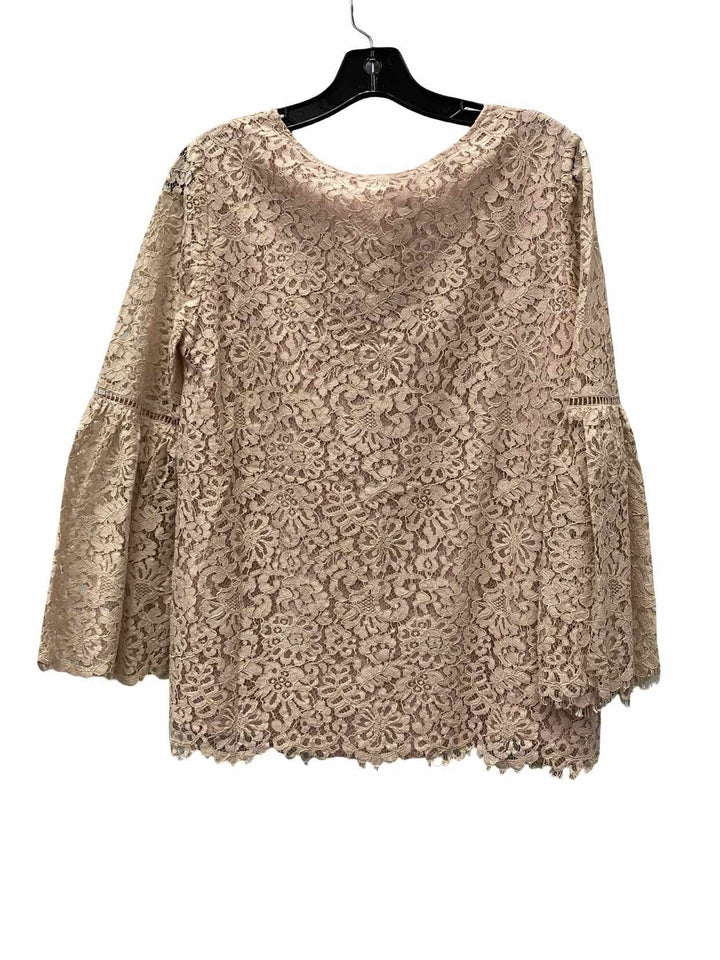 Sundance Size S Blush Lace Long Sleeve Shirts