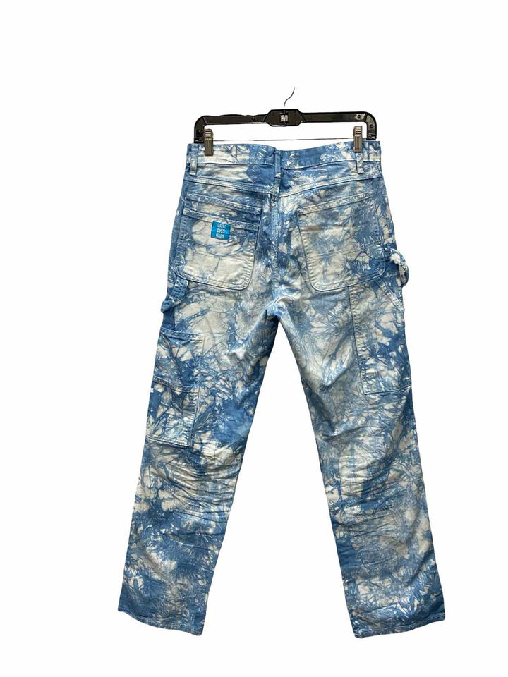 Layli Dyes Hard Size 30 Blue White Acid Wash Dickies Jeans