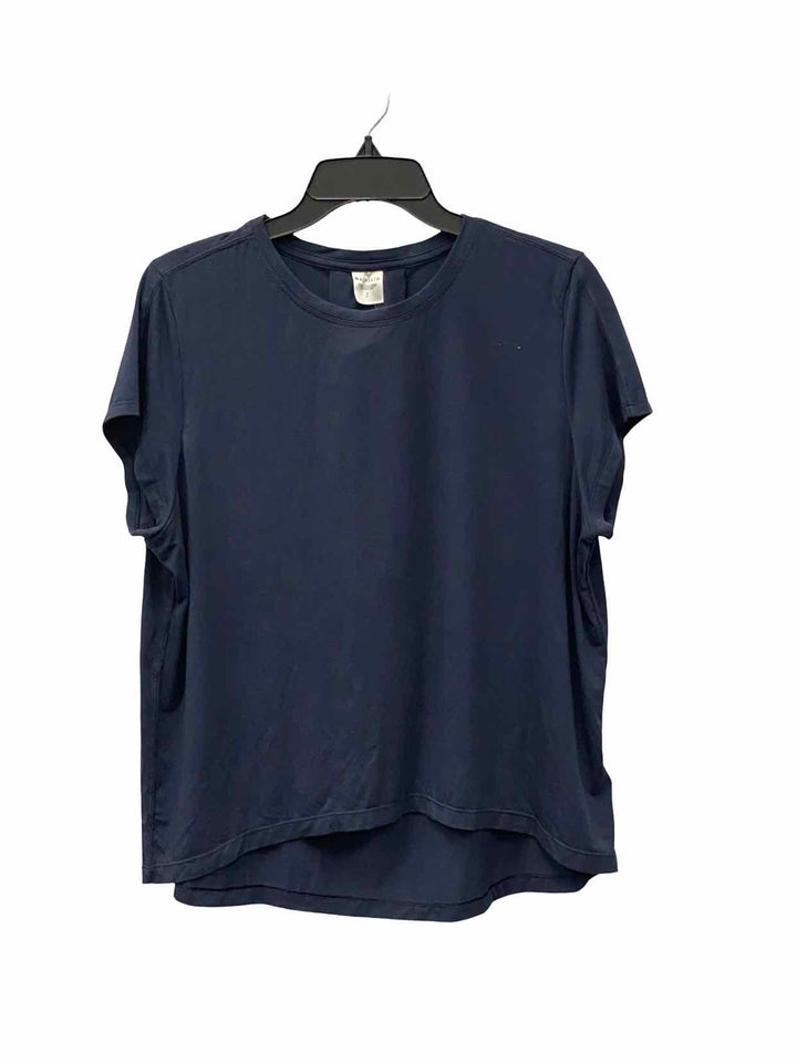 Athleta Size S Navy Athletic Short Sleeve