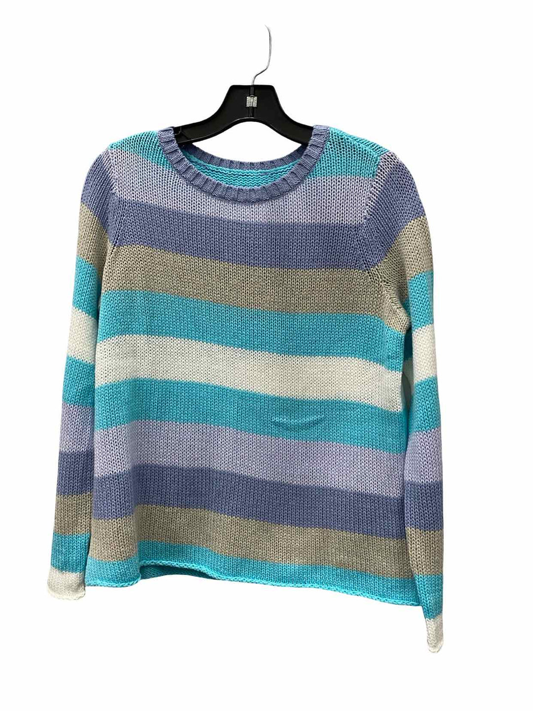 Unknown Brand Size M Blue Purple 60% Cotton Sweater