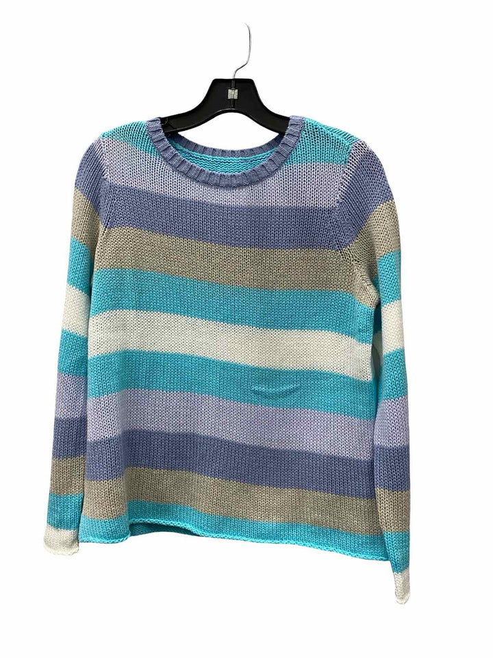 Unknown Brand Size M Blue Purple 60% Cotton Sweater