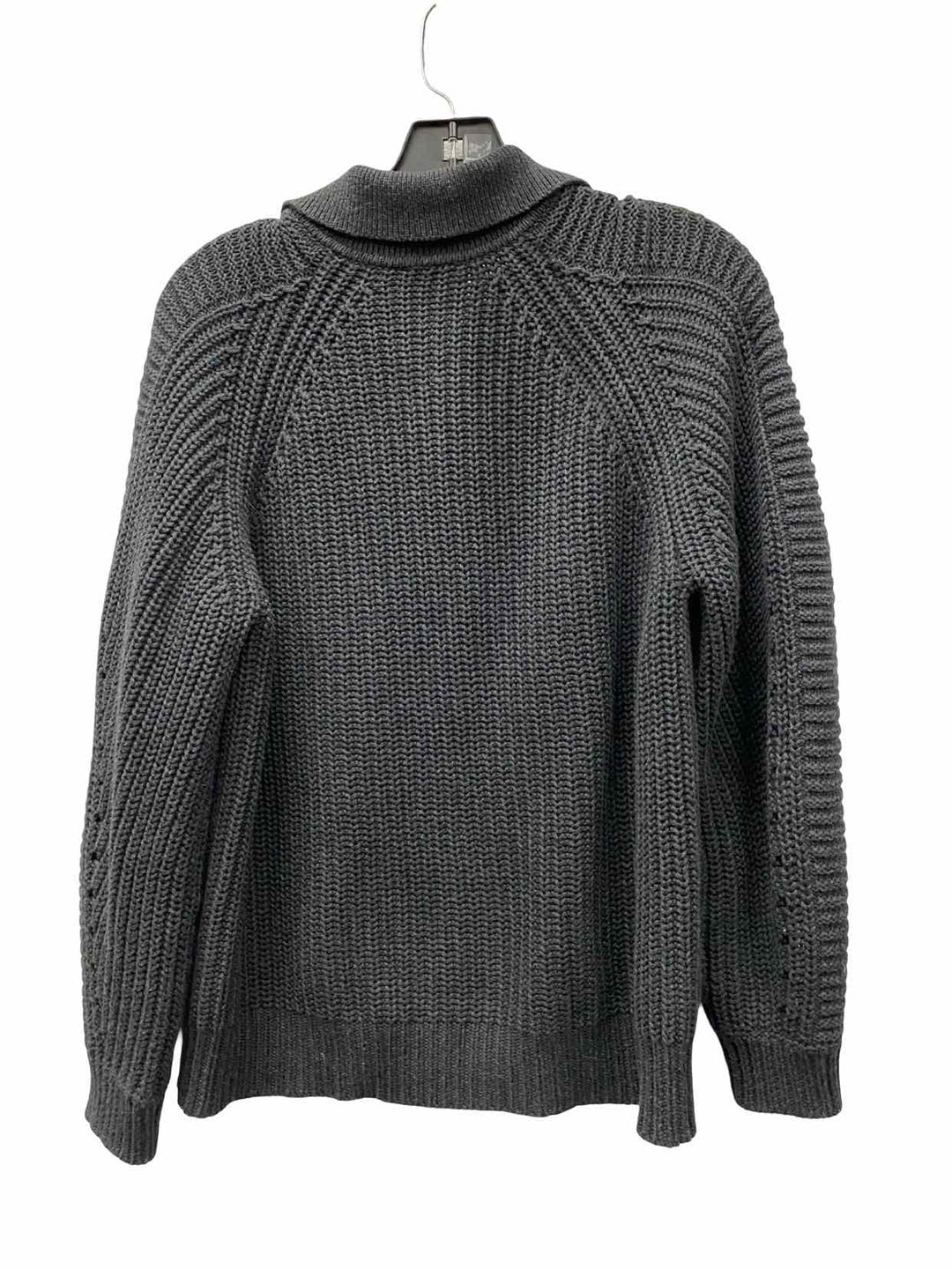 Wrap Size 4 Grey Knit 100% cotton Sweater