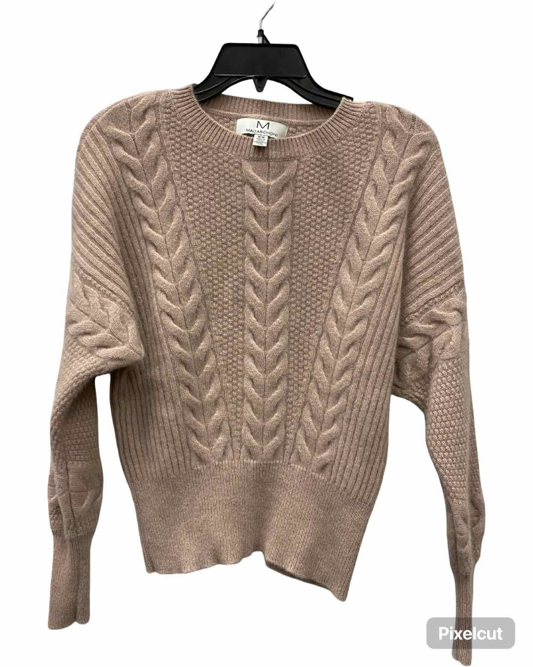 Magaschoni Size M Pink 100% cashmere Sweater