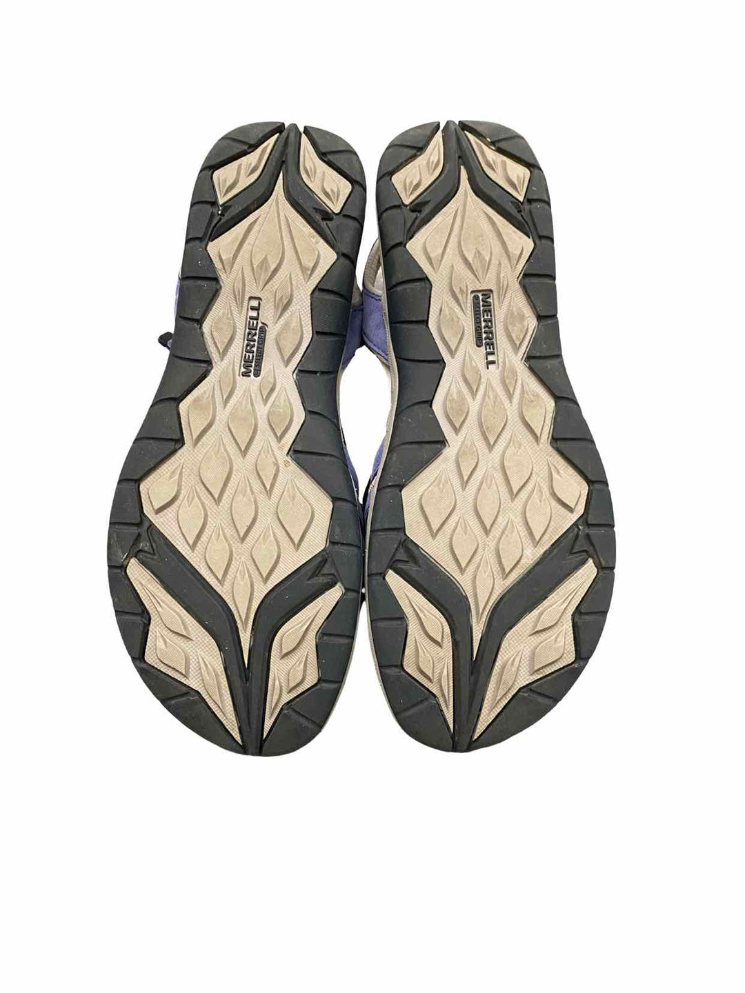 Merrell Shoe Size 10 Blue Grey Leather & Mesh Siren Wrap Q2 Sandals