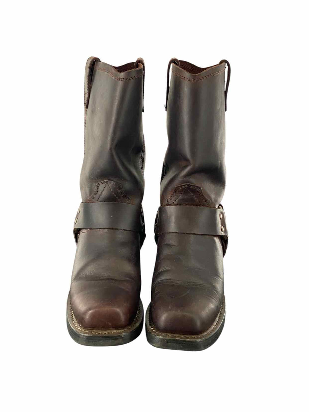 Dingo Shoe Size 7 Brown Leather Boots(knee)