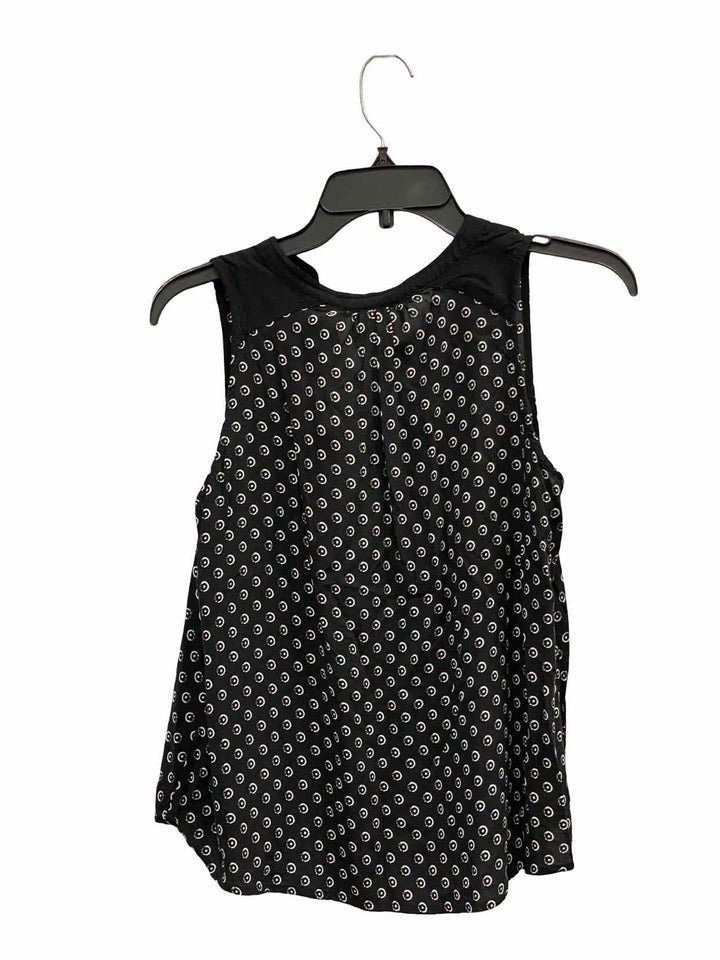 Maeve Size 4 Black White Dots Tank Top