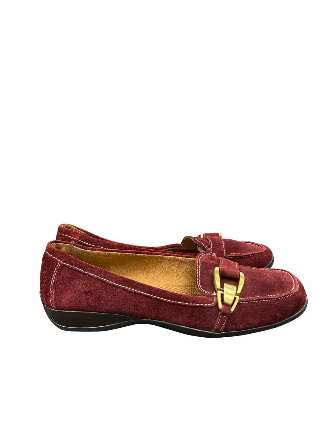 Naturalizer Shoe Size 9 Red Suede Loafers