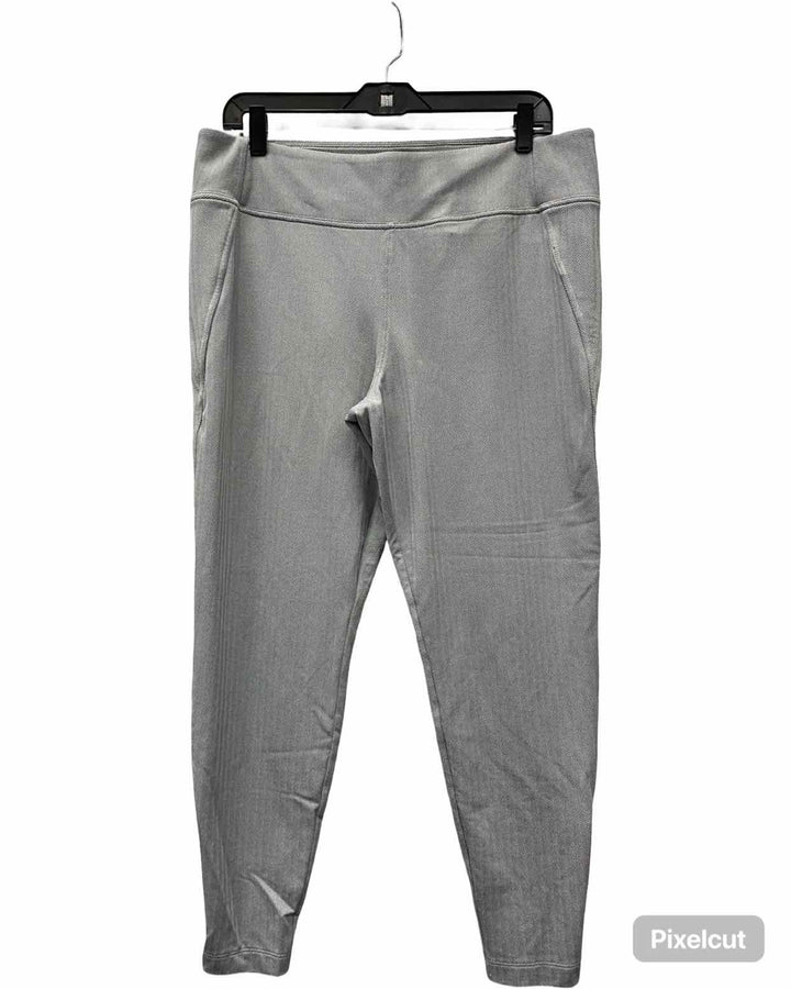 Athleta Size XL Grey White Pants