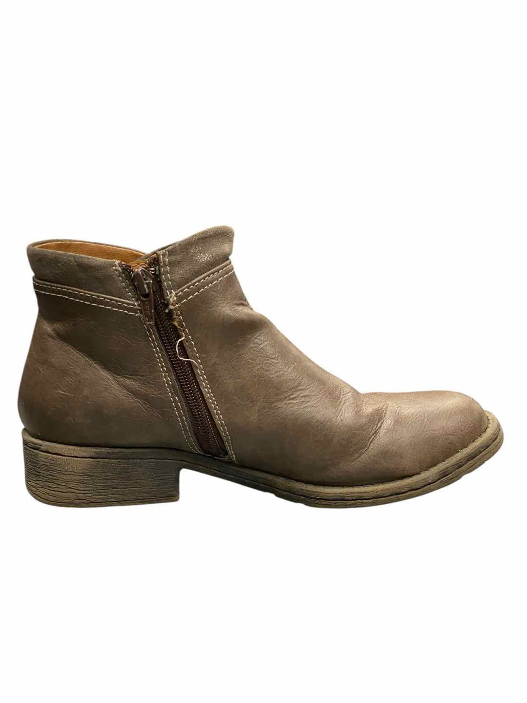 Sofft Shoe Size 7.5 Taupe Manmade Boots(Ankle)