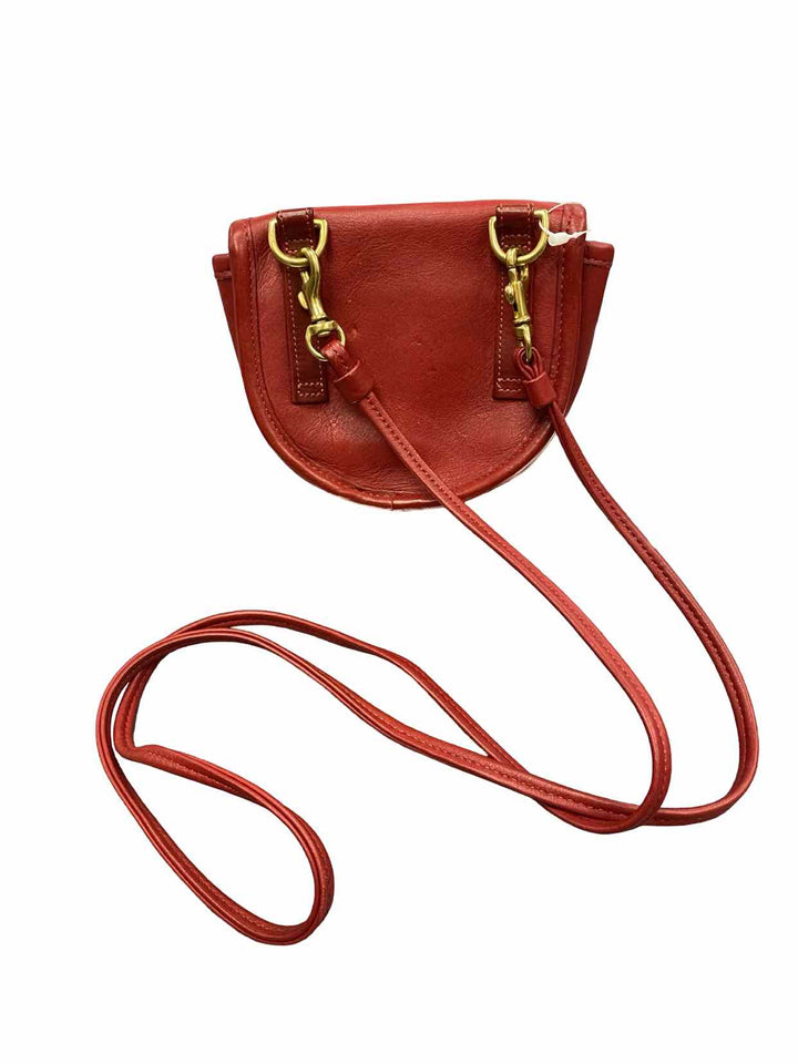 Vintage COACH Red Leather Mini Belt Bag  Convertible Convertible Crossbody Bag