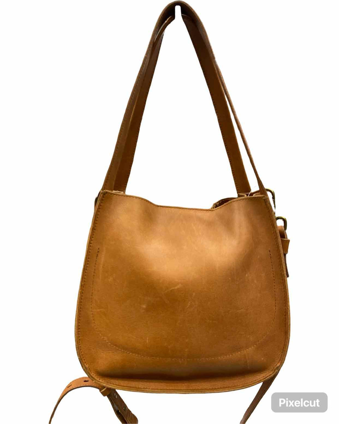 Madewell Burnished Caramel Sydney Shoulder Purse