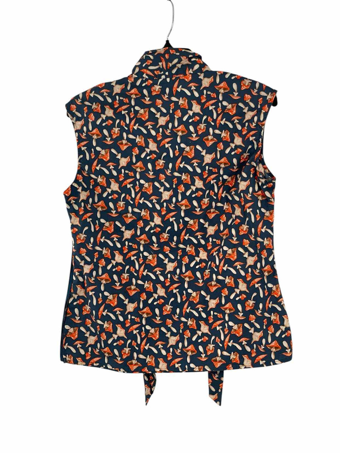 Retrolicious Size L Blue Mushroom Tank Top