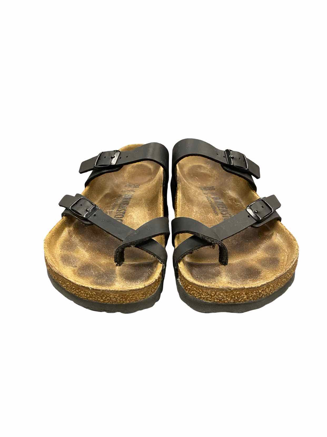 Birkenstock Shoe Size 38 Black Leather Mayari Sandals
