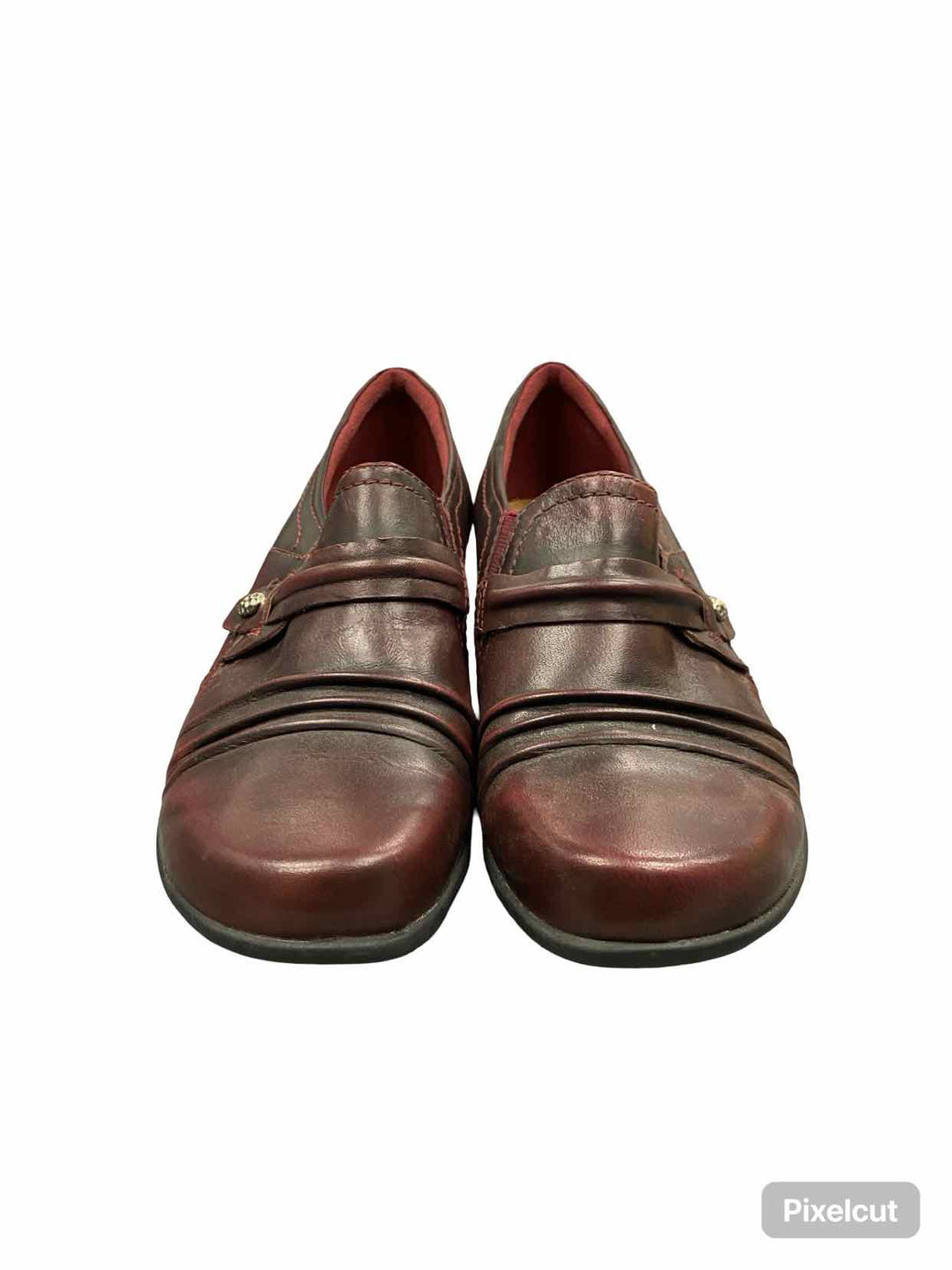 Earth Shoe Size 7.5 Burgundy Maize Loafers