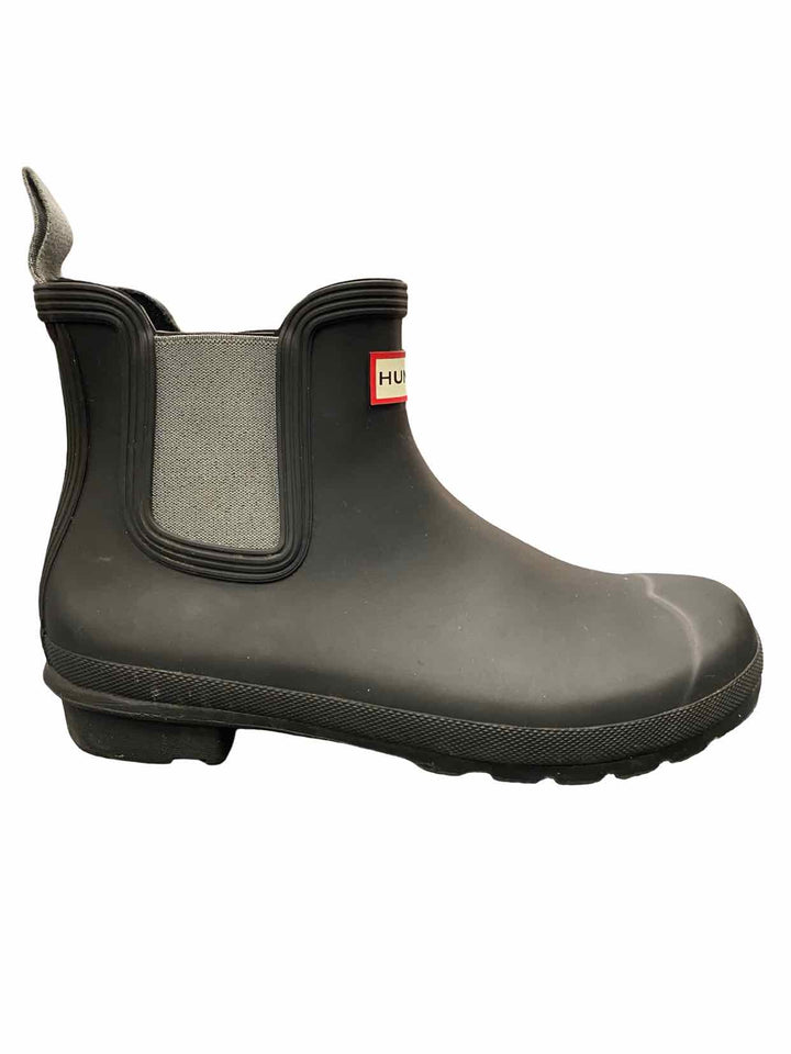 Hunter Shoe Size 11 Black Grey Chelsea Boots(Ankle)