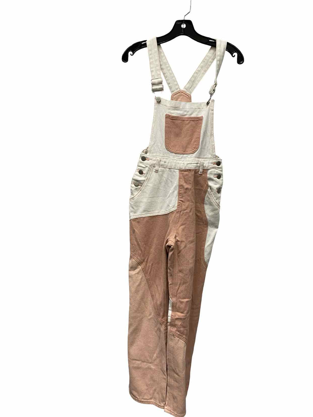 Cider Size XS Peach White Denim Dress