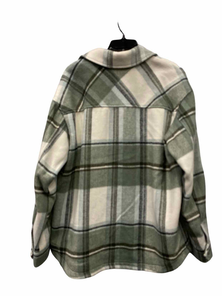 Levi's Premium Size M/L Green Plaid Jacket (Outdoor)