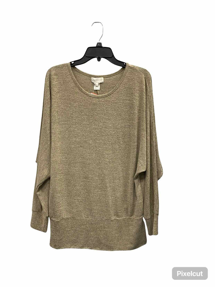 Apricot Size M Beige Long Sleeve Shirts