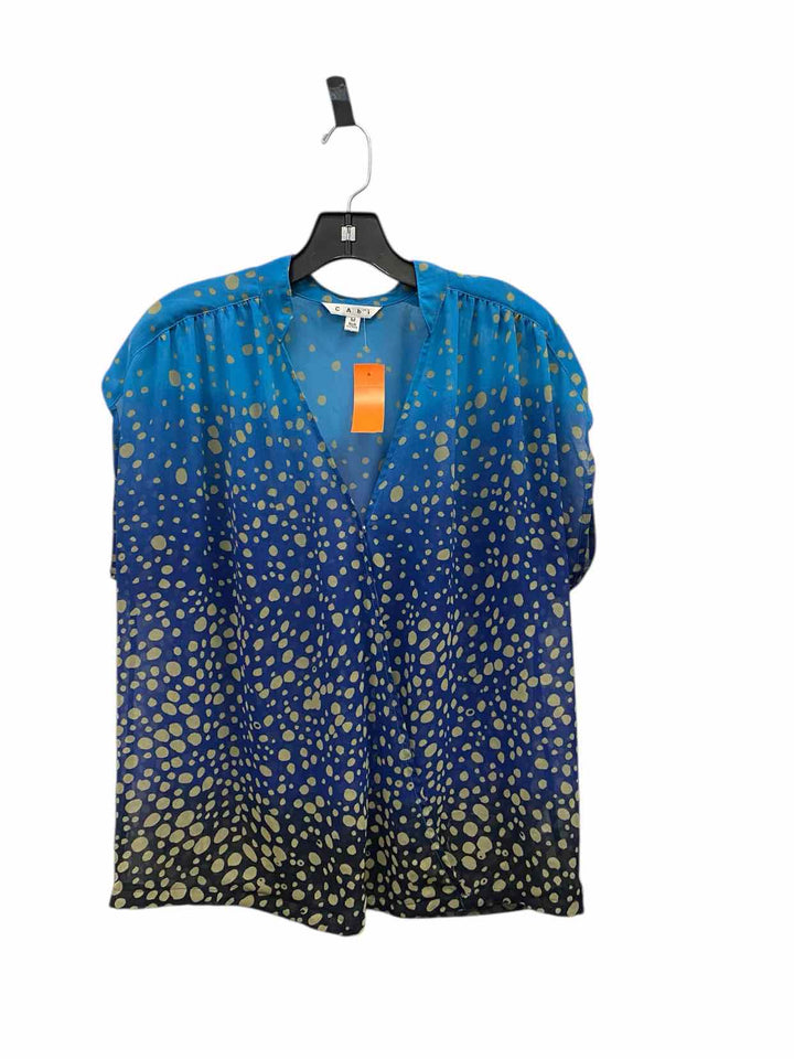 Cabi Size M Blue Short Sleeve Shirts