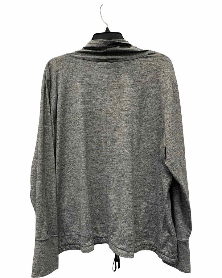 Nike Size 1X Gray Athletic Long Sleeve