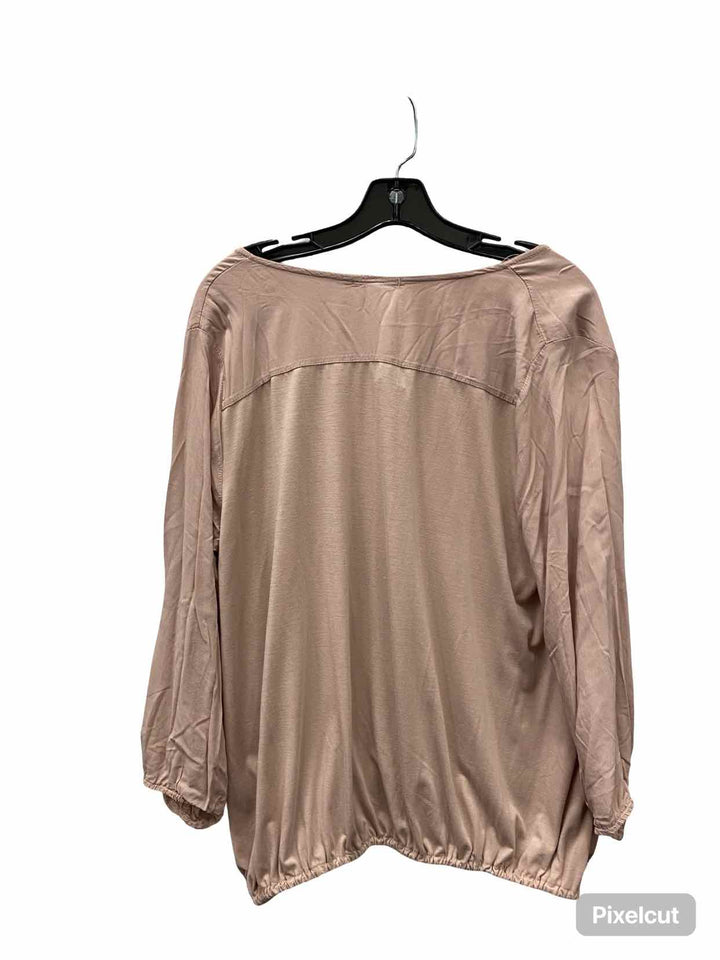 THYME & HONEY Size XL Pink Long Sleeve Shirts