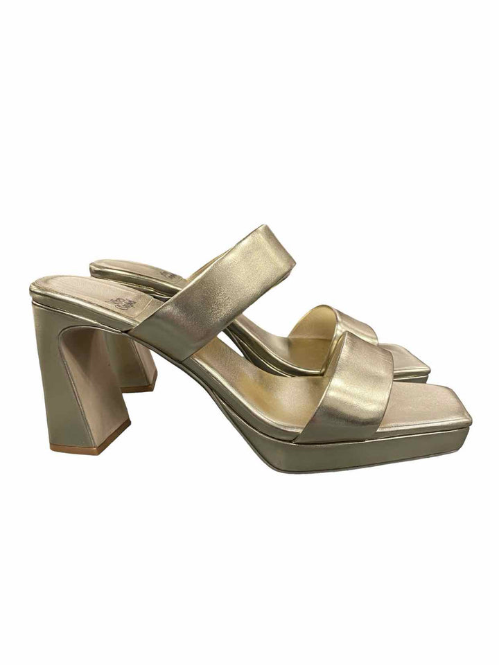 Jeffrey Campbell Shoe Size 10 Gold Heels