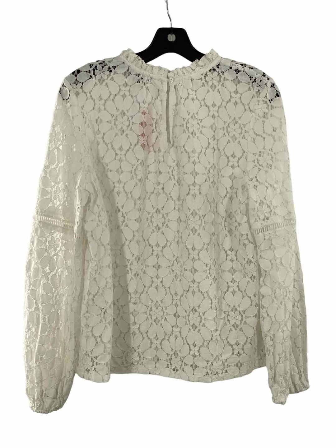 Halogen Size 1 White Lace Long Sleeve Shirts