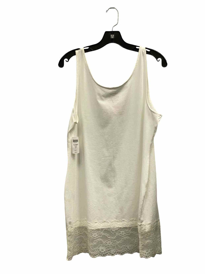 Soma Size XL White Pima Cotton NWT Tank Top