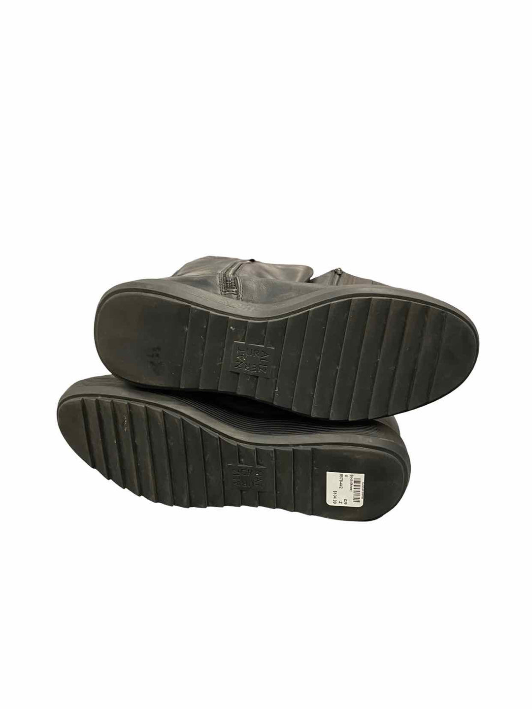 Naturalizer Shoe Size 8 Black Leather Torence Boots(knee)