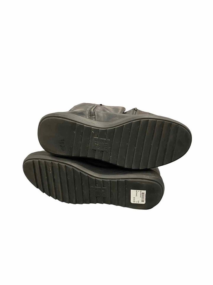 Naturalizer Shoe Size 8 Black Leather Torence Boots(knee)