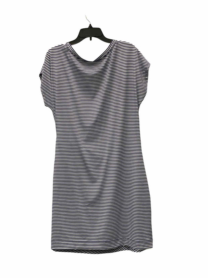 Vinyard Vines Size XL Navy Blue White Stripe Dress
