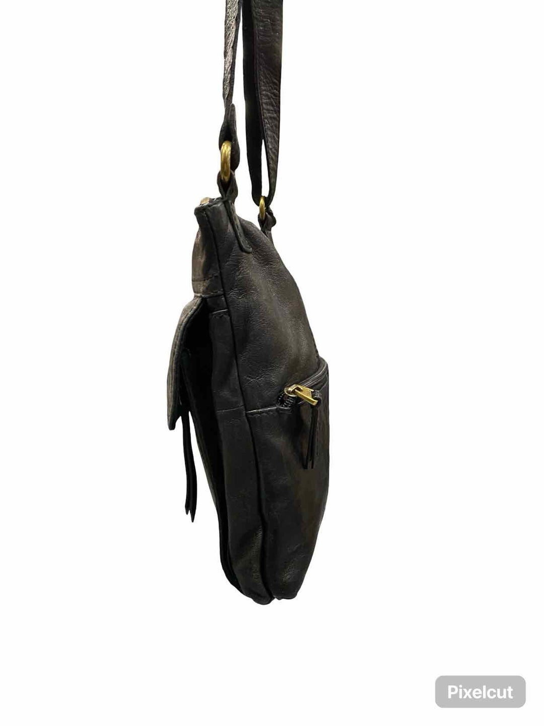 Fossil Black Stanton Traveler Purse