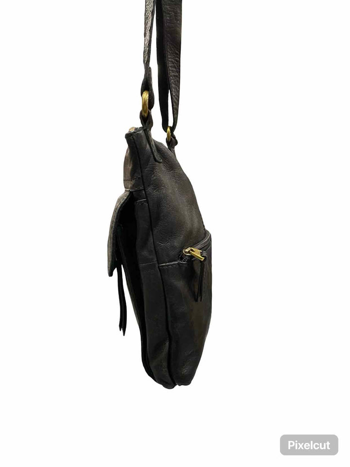 Fossil Black Stanton Traveler Purse