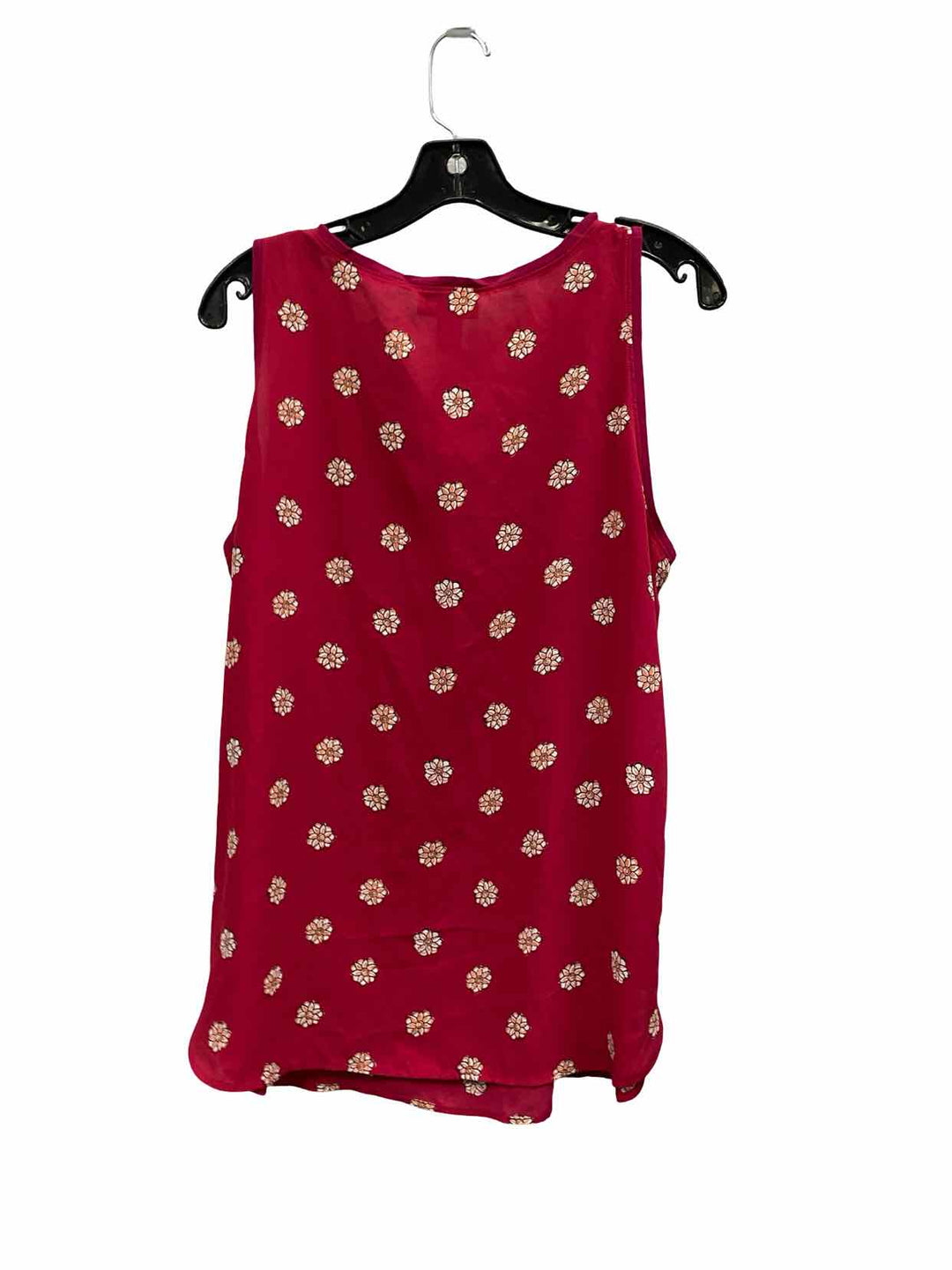 Loft Size L Pink Floral Tank Top