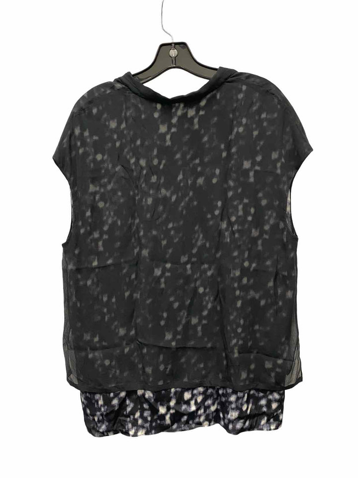 Elie Tahari Size M Black Short Sleeve Shirts