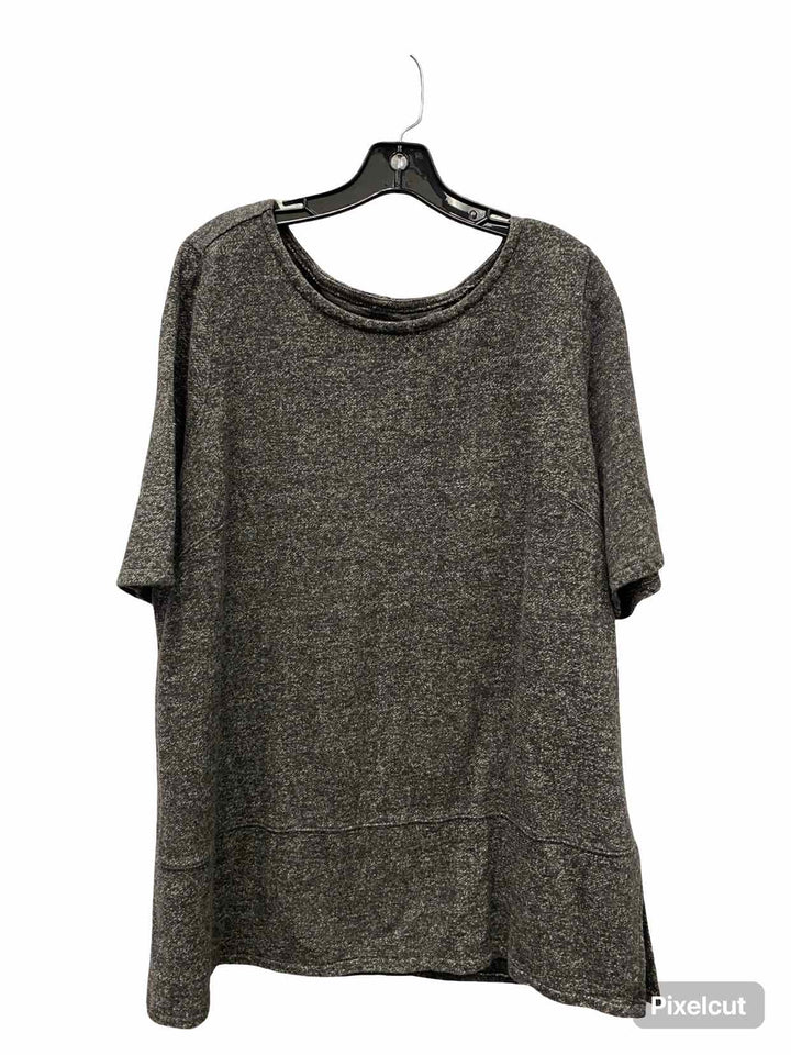 Duluth Trading Size XL Gray Hemp / Cotton Short Sleeve Shirts