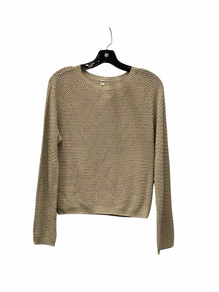 Uniqlo Size S Tan Knit Sweater