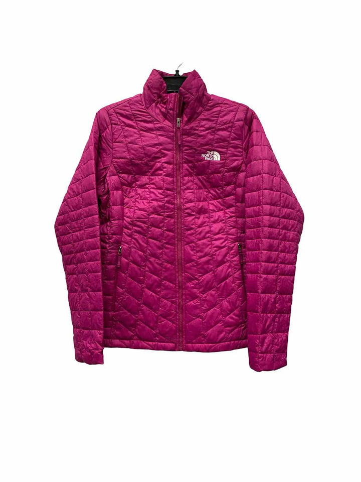 The North Face Size S Fuschia Thermoball Jacket (Outdoor)