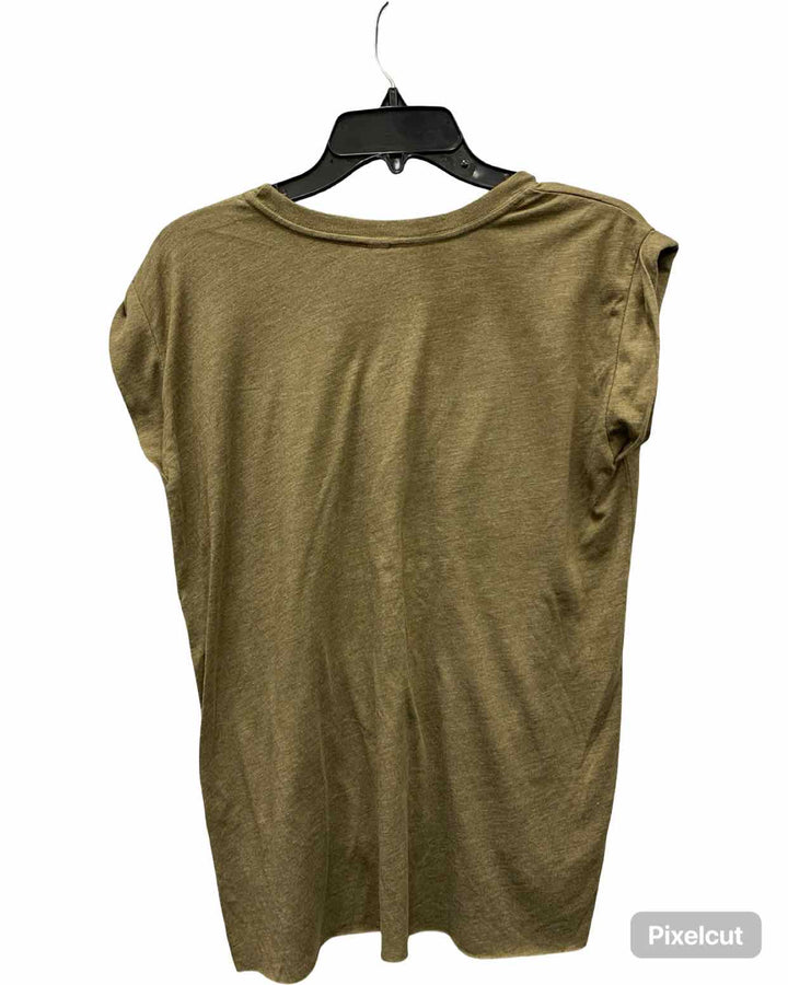 Unknown Brand Size M Green Print Short Sleeve Shirts