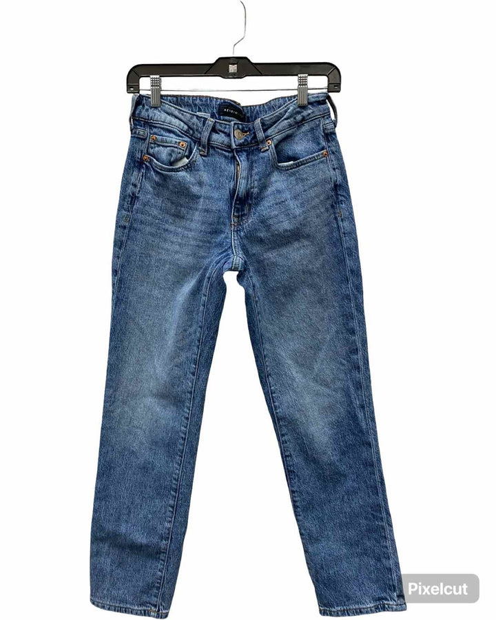 Aeropostale Size 4 Blue Ankle Straight Jeans